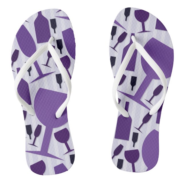 Chanclas Patrón de vidrio de vino (Plantilla)