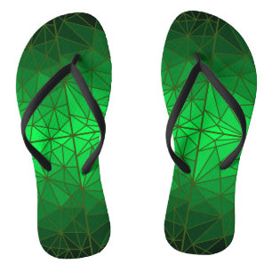 Chanclas Patrón de vidrio manchado 01.Green.DGreen Line BG