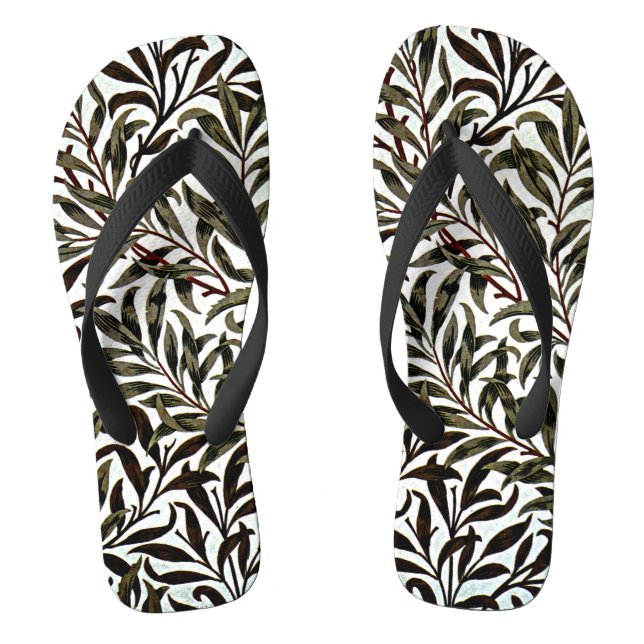 Chanclas patrón de William Morris, rama de sauce (Plantilla)