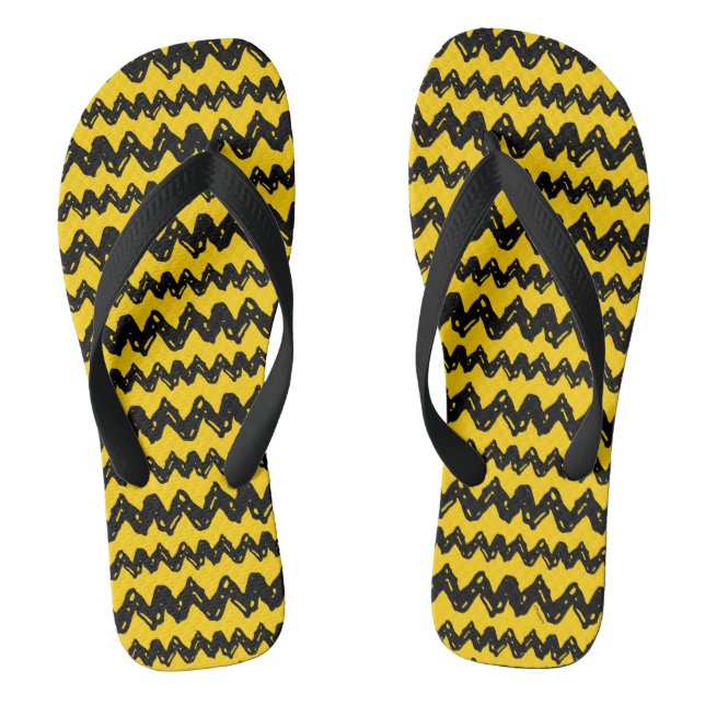 Chanclas Patrón de Zag de Charlie Brown (Plantilla)
