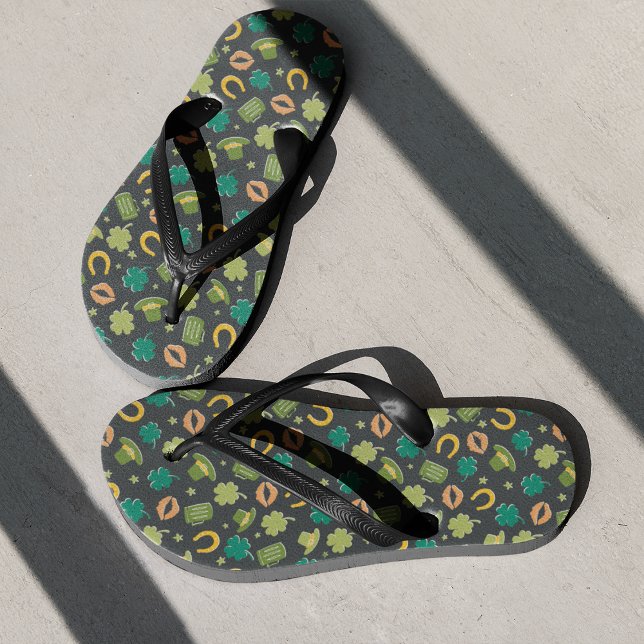 Chanclas Patrón del Día de San Patricio (Subido por el creador)