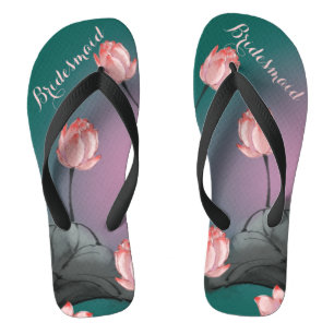Chanclas Patrón estético vintage Floral regalo de dama de h