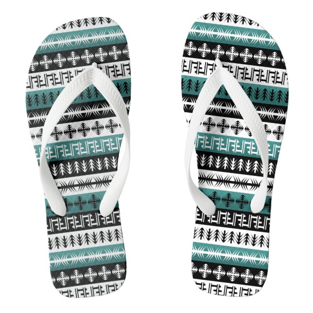 Chanclas Patrón étnico tribal (Plantilla)
