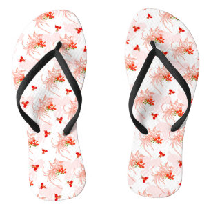 Chanclas Patrón Fénix Bird Y Phoenix Flower Seamless