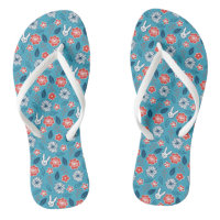 Patrón floral de Kawaii Usagi