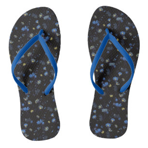 Chanclas Patrón floral de soplo de viento