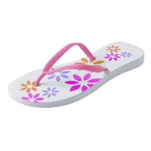 Chanclas Patrón floral moderno Calzado de playa