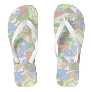 Chanclas Patrón geométrico 3