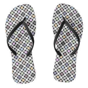 Chanclas Patrón geométrico multicolor