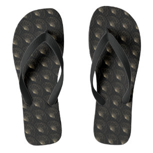 Chanclas Patrón japonés de fans Gold Línea japonesa arte ne