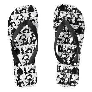 Chanclas Patrón Panda BG blanco