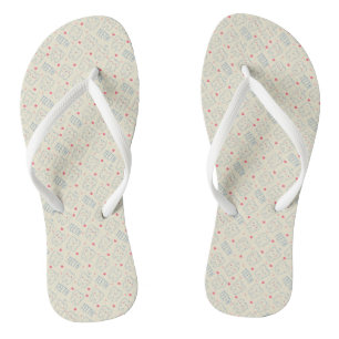 Chanclas Patrón Pastel Feliz Diente