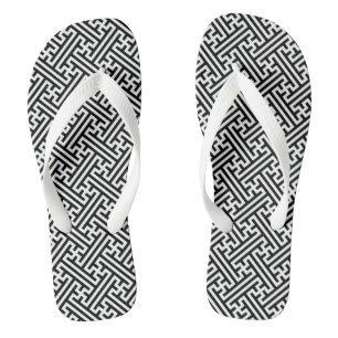 Chanclas Patrón Sayagata, japonés, negro y blanco