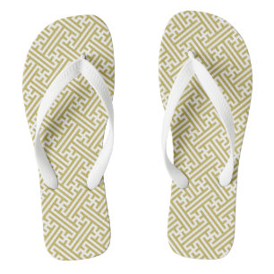 Chanclas Patrón Sayagata, Japonés, Oro y Blanco