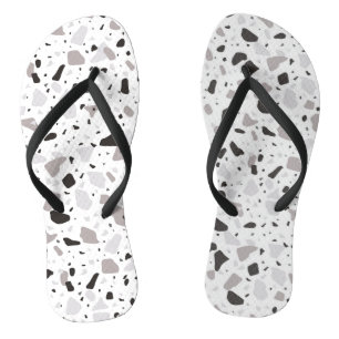 Chanclas Patrón Terrazo monocromático