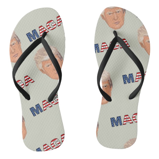 Chanclas Patrón Trump MAGA (Plantilla)