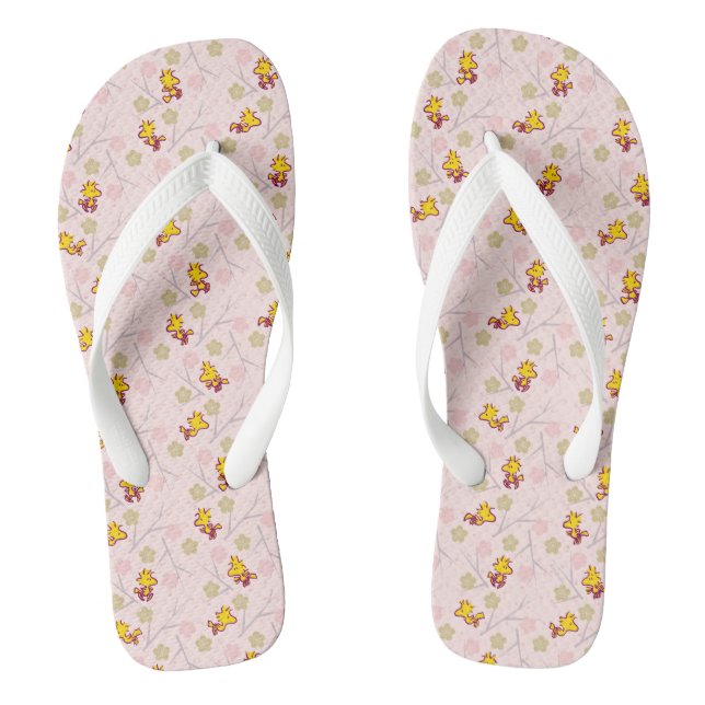 Chanclas Patrón Woodstock de cerezo rosa (Plantilla)