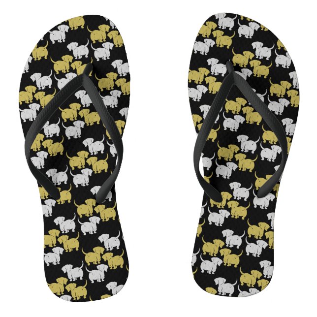 Chanclas Patrones de perro Dachshund alemán (Plantilla)