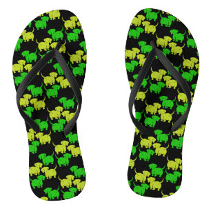 Chanclas Patrones de perro de Dachshund alemanes