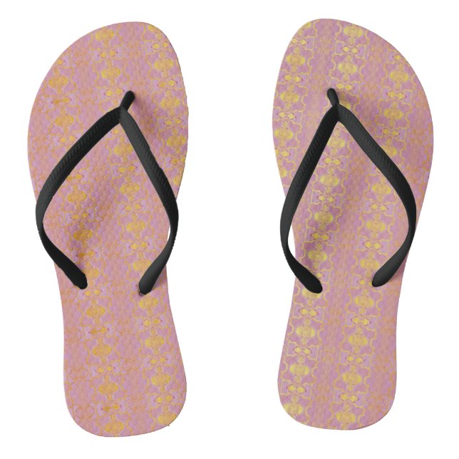 Chanclas pattern abstract pink (Plantilla)