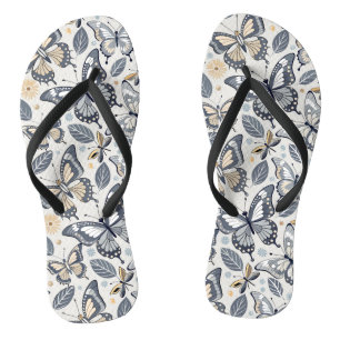 Chanclas Pattern The Wave of Butterflies