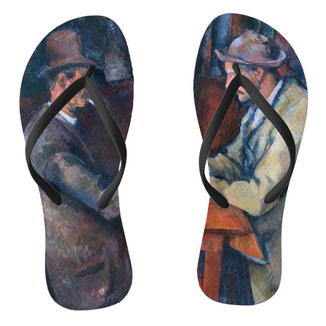 Chanclas Paul Cezanne - Los jugadores de cartas (Plantilla)