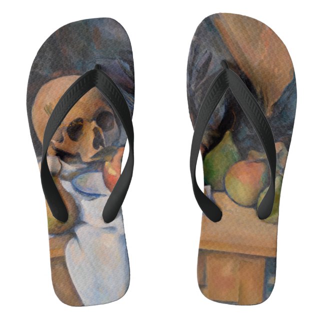 Chanclas Paul Cezanne - Todavía la vida con Skull (Plantilla)