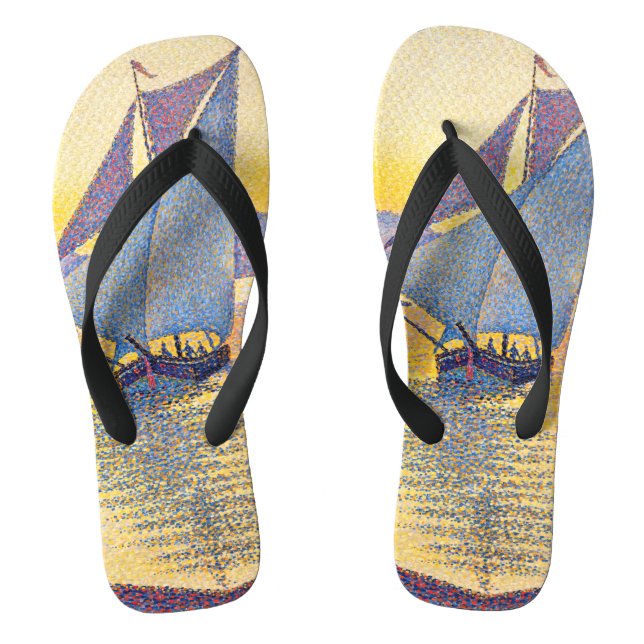 Chanclas Paul Signac - El puerto al atardecer, Opus 236 (Plantilla)