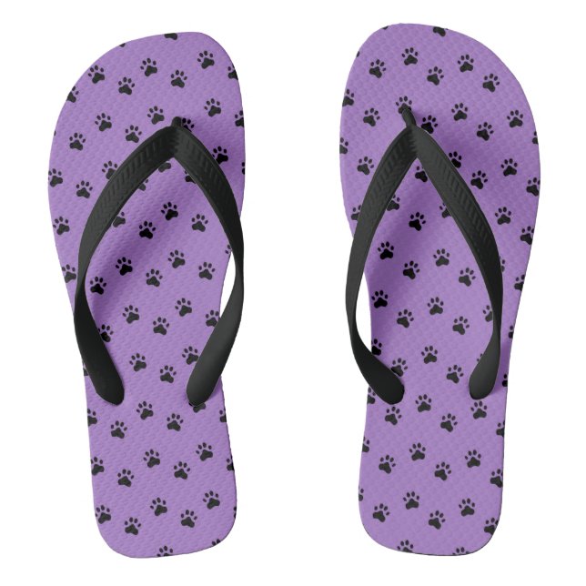 Chanclas Pawprints Purple (4) (Plantilla)