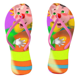 Chanclas Payaso loco feliz