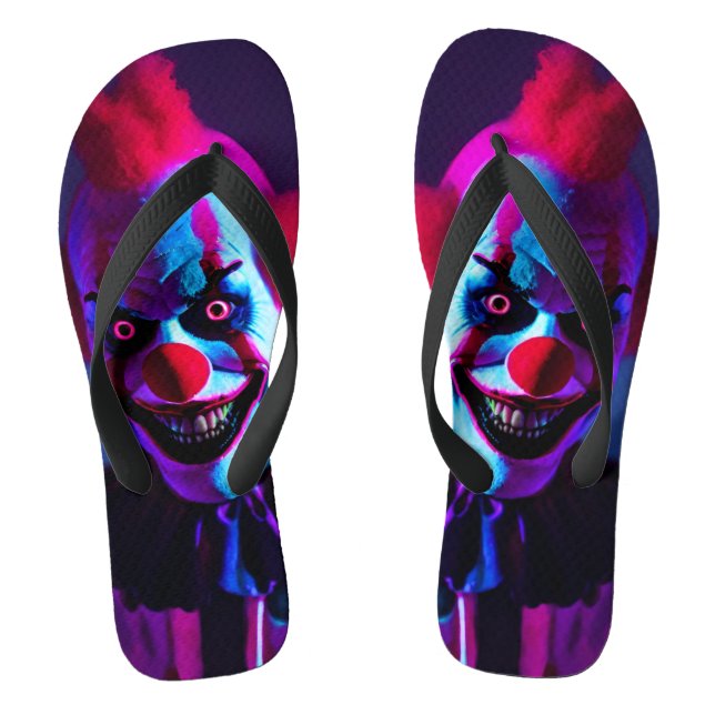 Chanclas payaso temible (Plantilla)