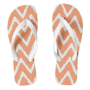 Chanclas Peach Southern Cottage Chevrons