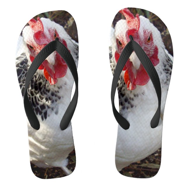 Chanclas pecas de pollo, (Plantilla)