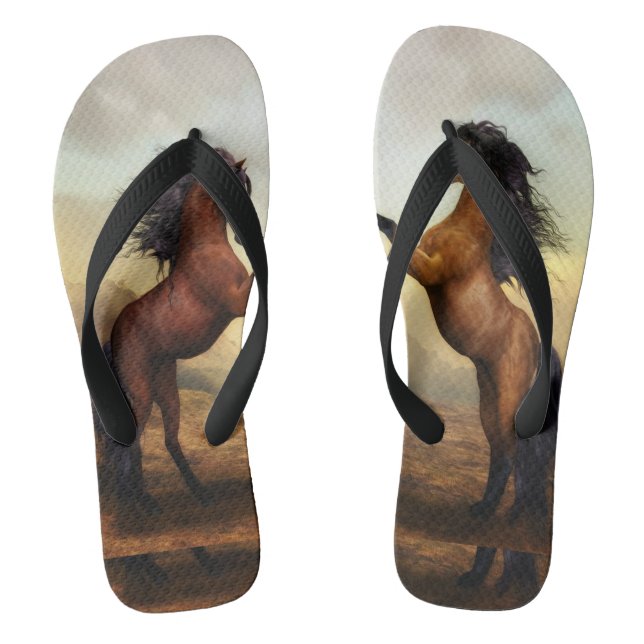 Chanclas peleas de caballos (Plantilla)