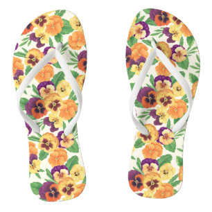 Chanclas Pensamientos sobre blanco sucio