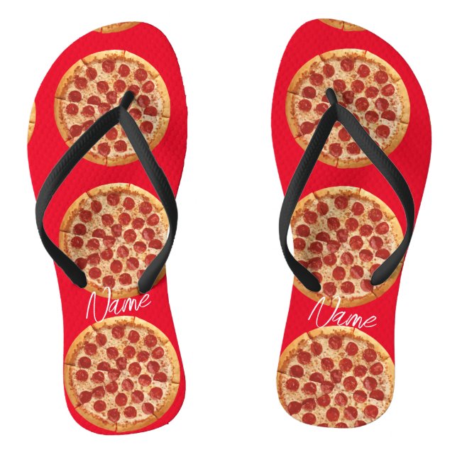 Chanclas Pepperoni Pizza Thunder_Cove (Plantilla)