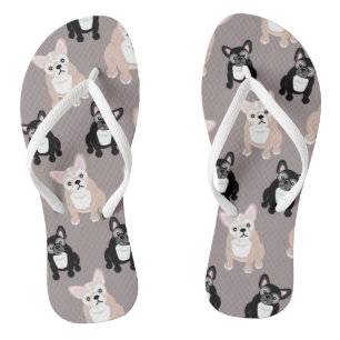 Chanclas Perritos lindos del bulldog francés