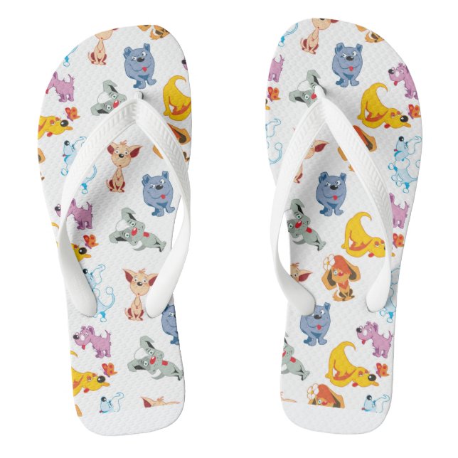 Chanclas Perro arco iris (Plantilla)