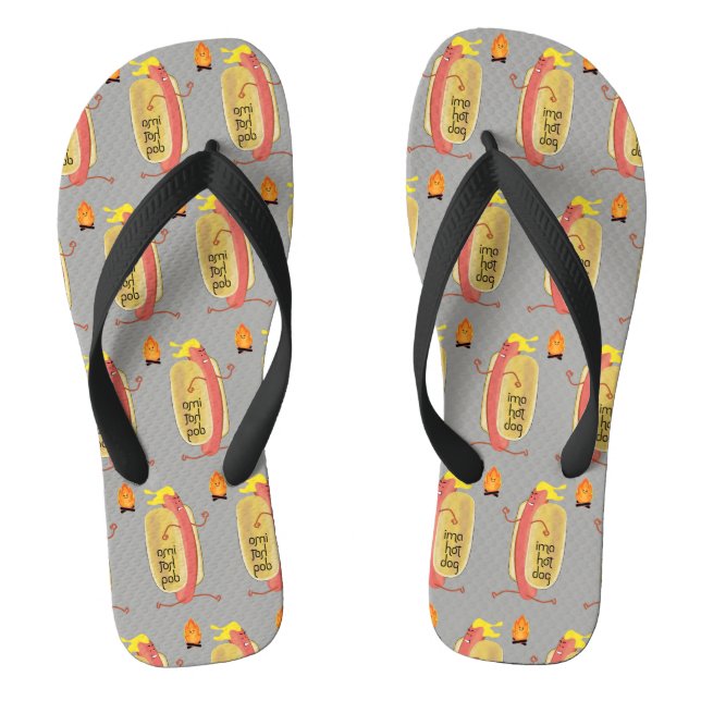 Chanclas Perro Caliente Loco (Plantilla)