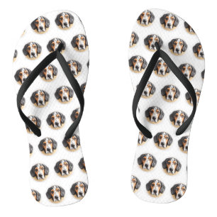 Chanclas Perro de Coonhound de Bluetick inspirado en 3D