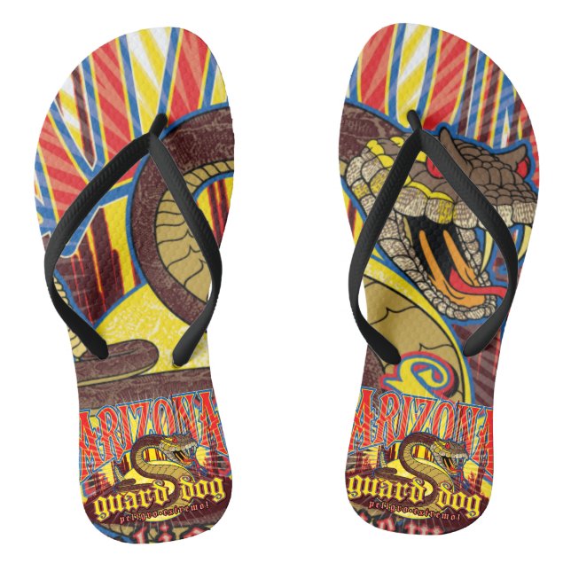 Chanclas Perro guardián de Arizona serpiente (Plantilla)