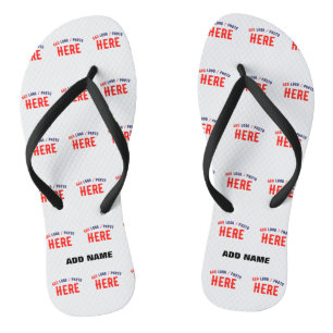 CHANCLAS PERSONALIZABLE MODERNO ESTILO BLANCO VERIFICADO MA