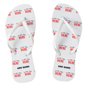 CHANCLAS PERSONALIZABLE MODERNO ESTILO BLANCO VERIFICADO MA