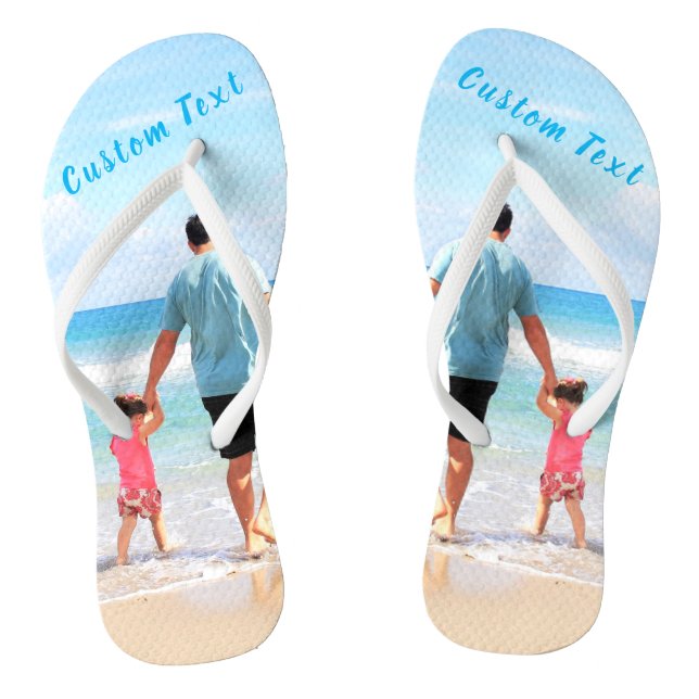 Chanclas Personalizadas con Foto y Texto (Plantilla)
