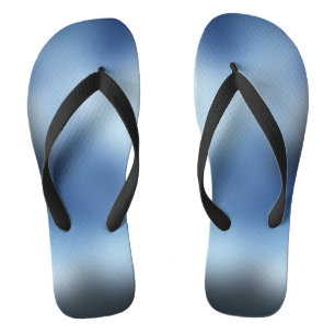 Chanclas Personalizado Azul Conservador Creado Flip Flops