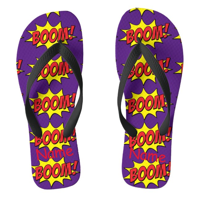 Chanclas Personalizado Boom Thunder_Cove (Plantilla)