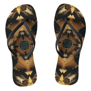 Chanclas Personalizado Brown flip flops