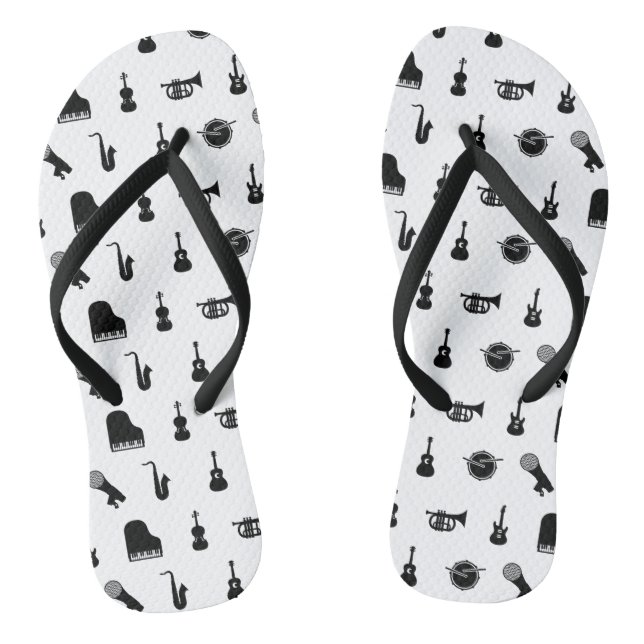 Chanclas PERSONALIZADO de instrumentos musicales variados B (Plantilla)