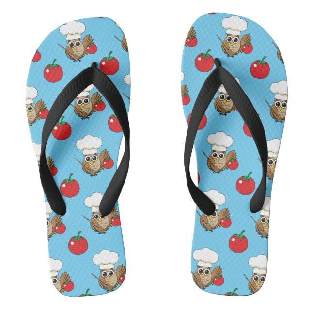 Chanclas Personalizado de Lechuza Cocina (Plantilla)