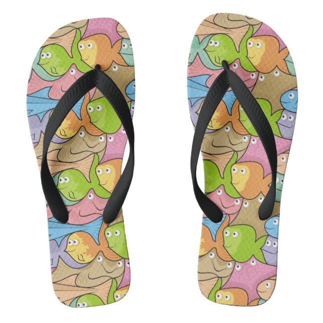 Chanclas Personalizado de pescado (Plantilla)